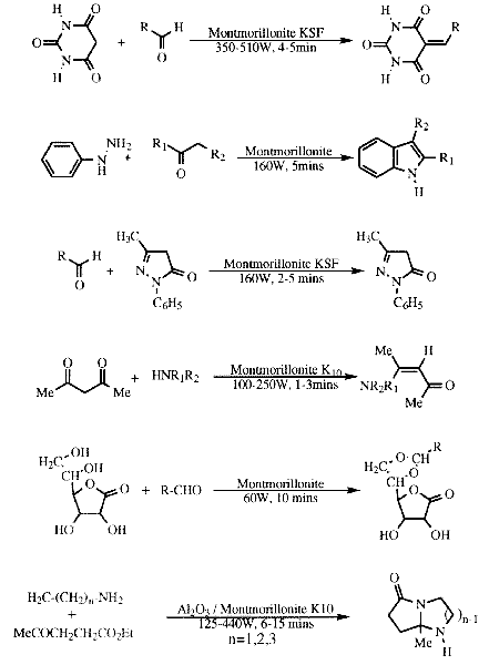 supported reaction